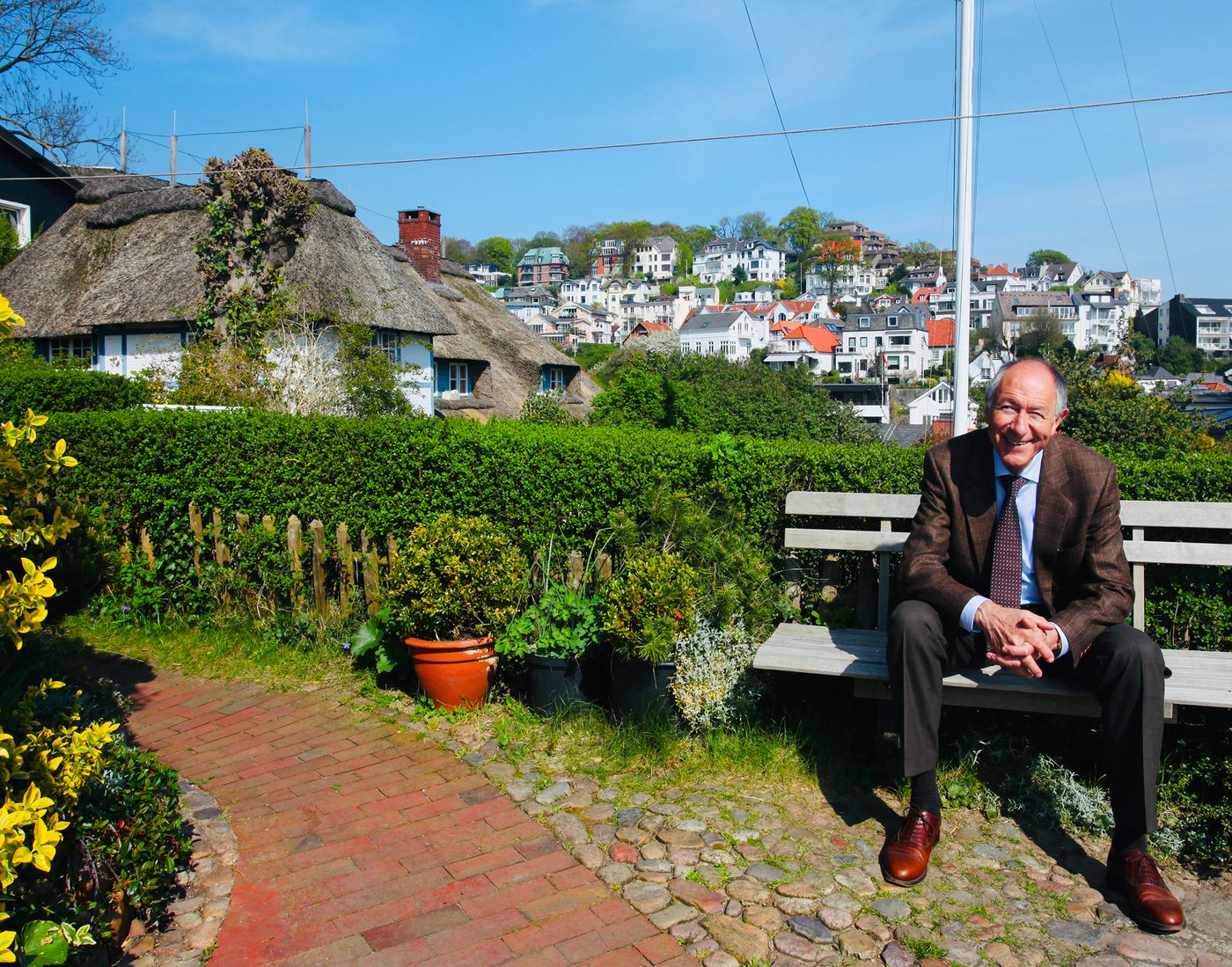 Elbterrasse in Blankenese